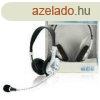 Headset Flre Illeszked 2x 3.5 mm Beptett Mikrofon Fekete